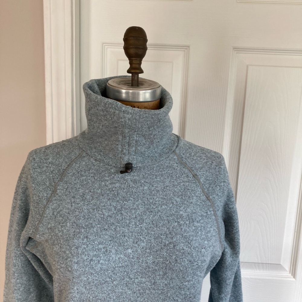 EMS Blue Fleece pullover Sweater. Very flattering fit!!!
